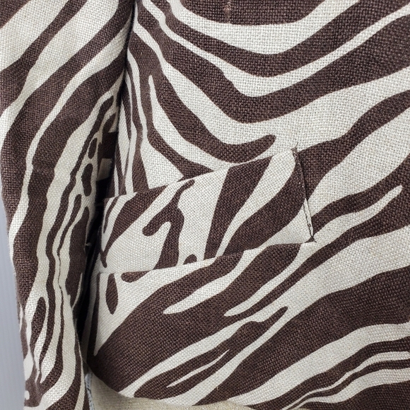 MICHAEL Kors Women poncho cape 100% linen size 14P - Picture 13 of 13